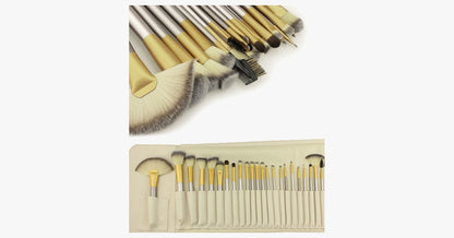 Skorter | Crushed Mocha 24-piece Brush Set