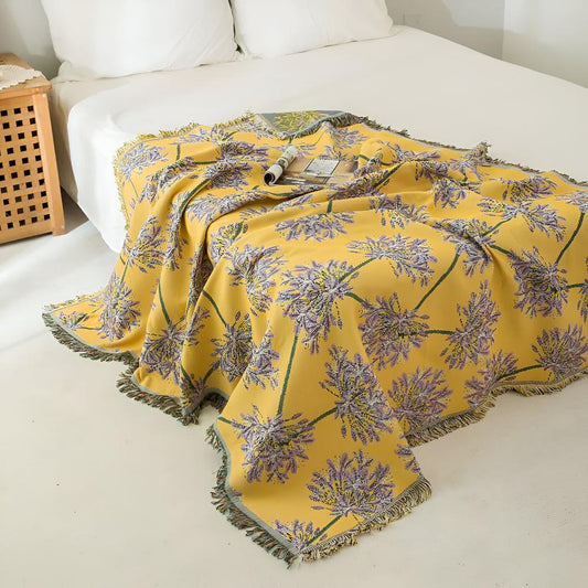 Skorter | Agapanthus Tassel Blanket