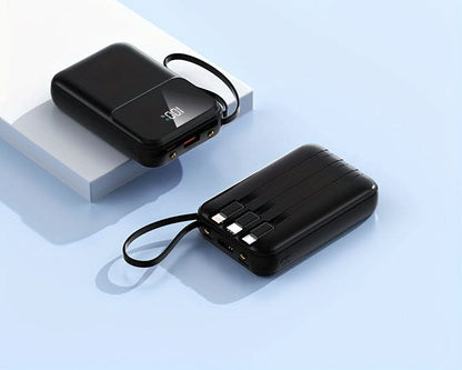 Skorter | 10000mAh Portable Power Bank with Cables