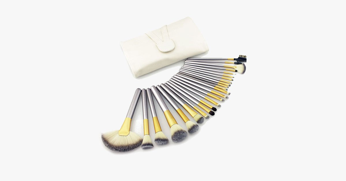 Skorter | Crushed Mocha 24-piece Brush Set