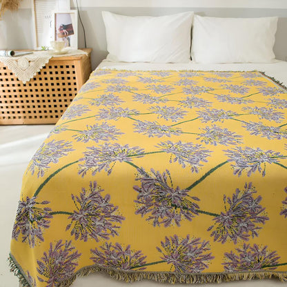 Skorter | Agapanthus Tassel Blanket