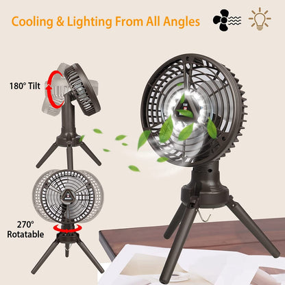 Skorter | 10400 mAh Portable Camping Fan