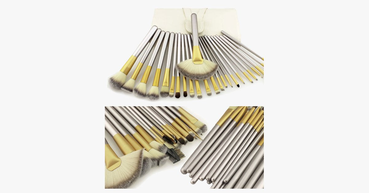 Skorter | Crushed Mocha 24-piece Brush Set