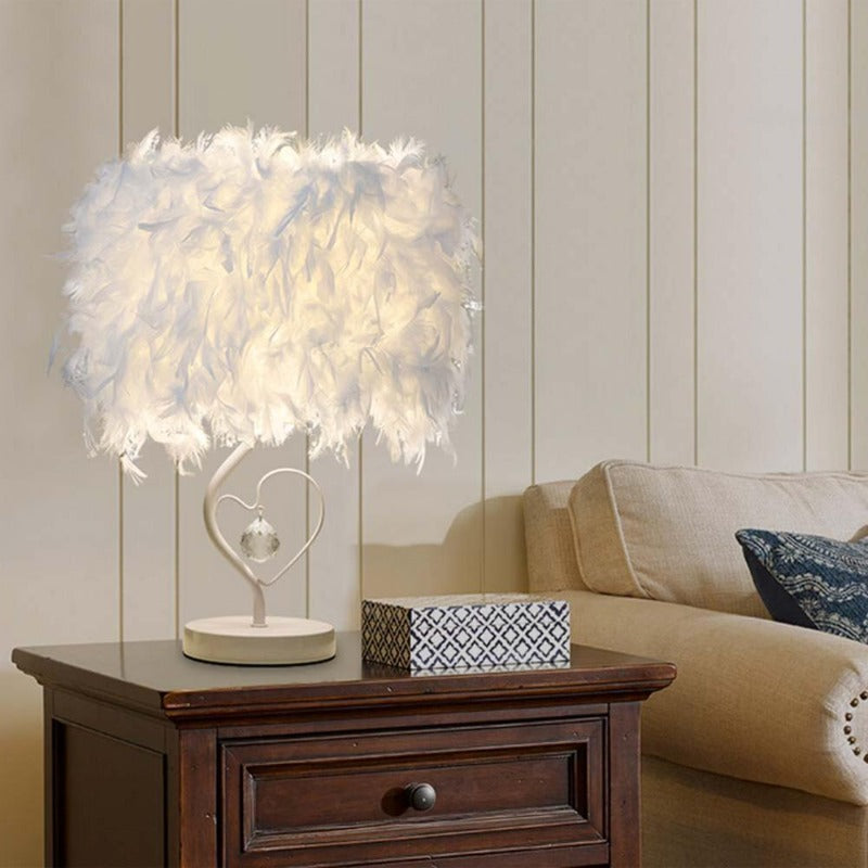 Skorter | Feather Crystal Table Lamp