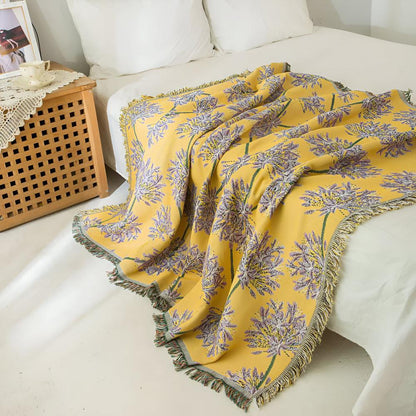 Skorter | Agapanthus Tassel Blanket
