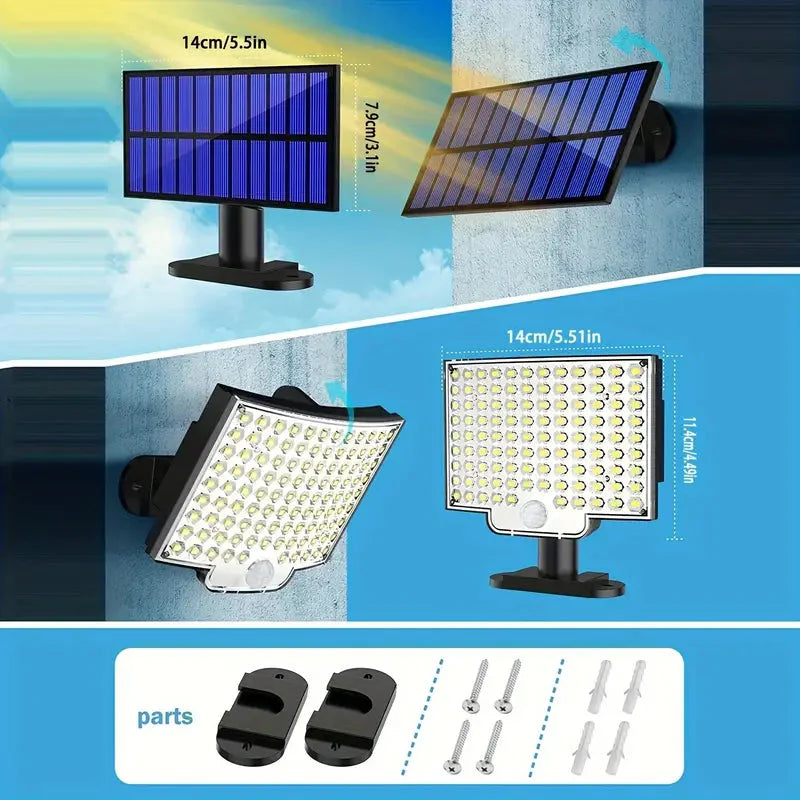 Skorter | 106 LED Safety Light Twilight To Dawn 270° Wide Beam Angle Outdoor Lighting