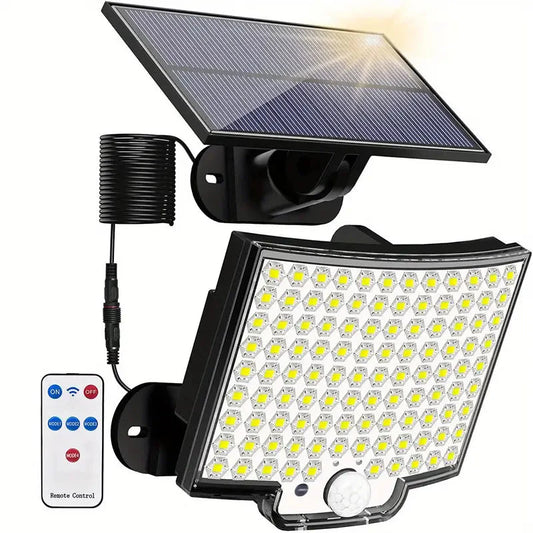 Skorter | 106LED Super Bright Motion Sensor Solar Powered LED Garden Wall Light