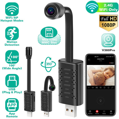 Skorter | 1080P HD Mini USB IP Camera Motion Detection