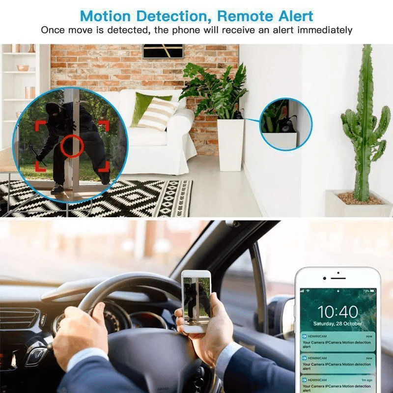 Skorter | MINIGUARD CAM – 1080p Mini Camera with Magnetic Mount & Night Vision