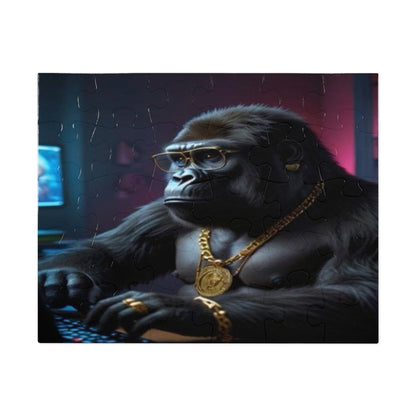 Skorter | Cool Blinged-Out Gorilla Puzzle (30, 110, 252, 500 Pieces)