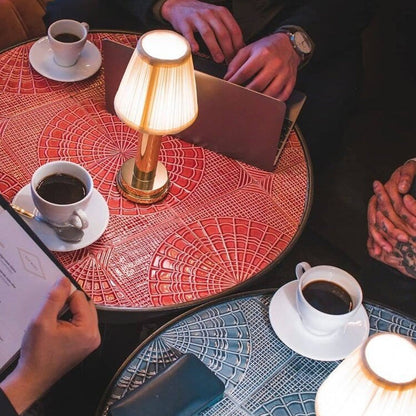 skorter | LED Rechargeable Wireless Metal Table Lamp