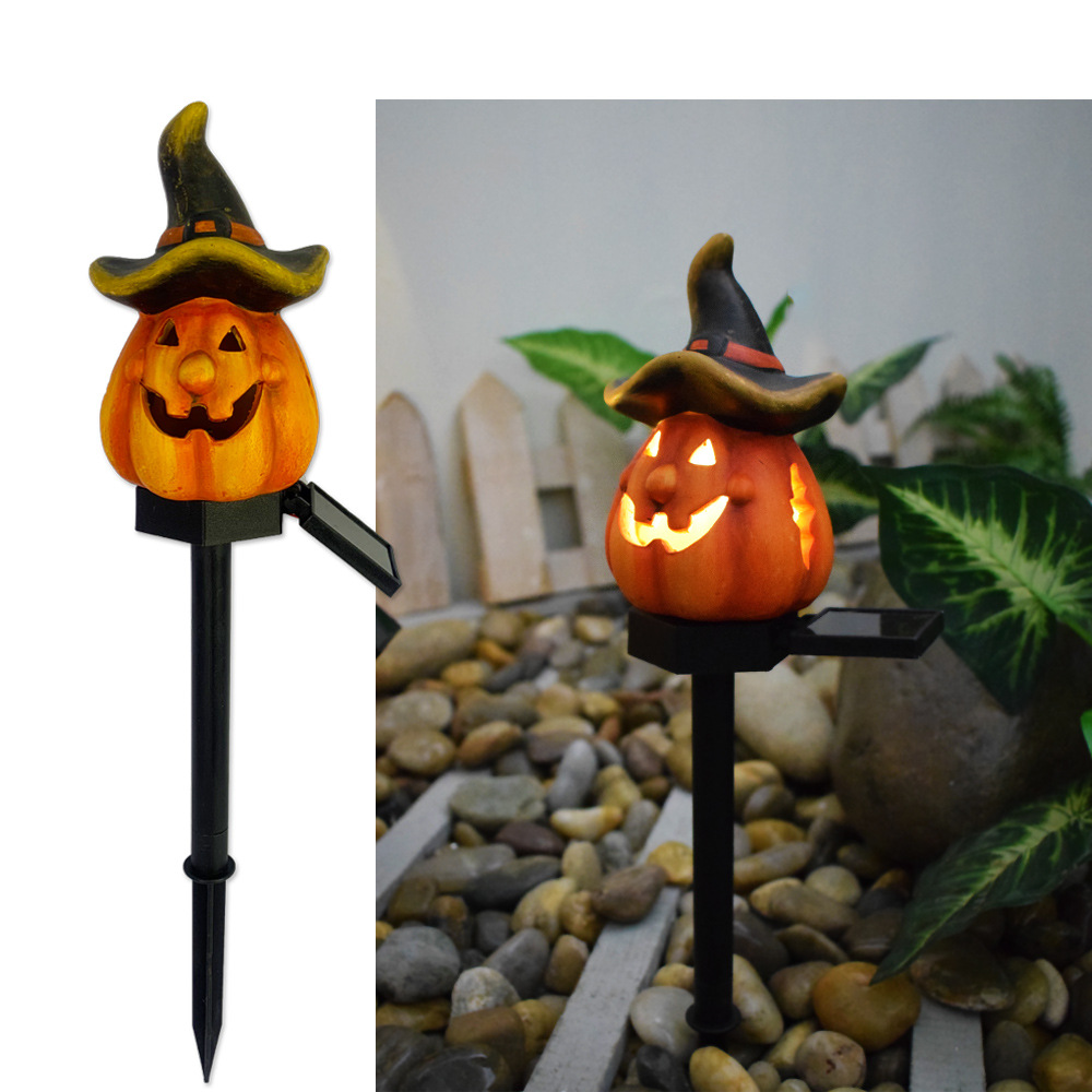 Skorter | Halloween Solar Lights – Decorative LED Garden Lights with Pumpkin and Witch Designs