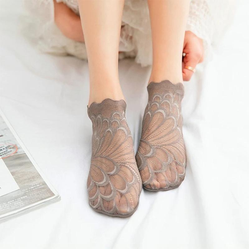 Skorter | Amazing Crystal Peacock Socks