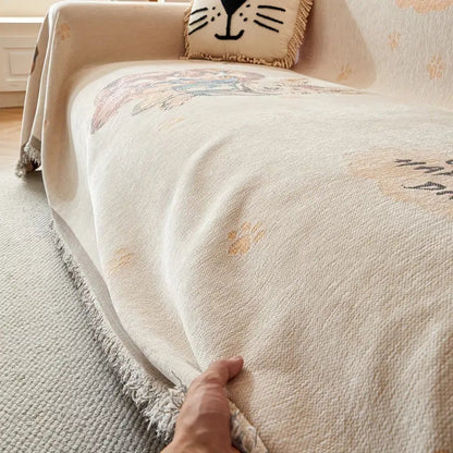 Skorter | Amara Floral Reversible Sofa Cover