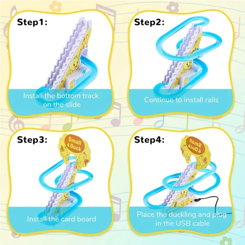 Skorter | Electric Duck Slide with Lights and Music