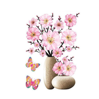 skorter | Diy Plant Vase 3d Stereo Sticker Self-Adhesive