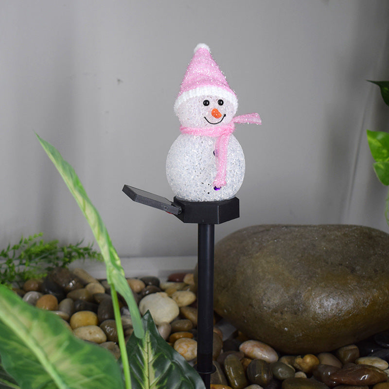 skorter | Super Cute Waterproof Solar-Powered Snowman Lamp