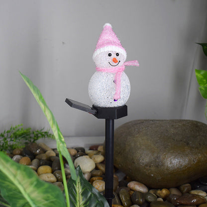 skorter | Super Cute Waterproof Solar-Powered Snowman Lamp