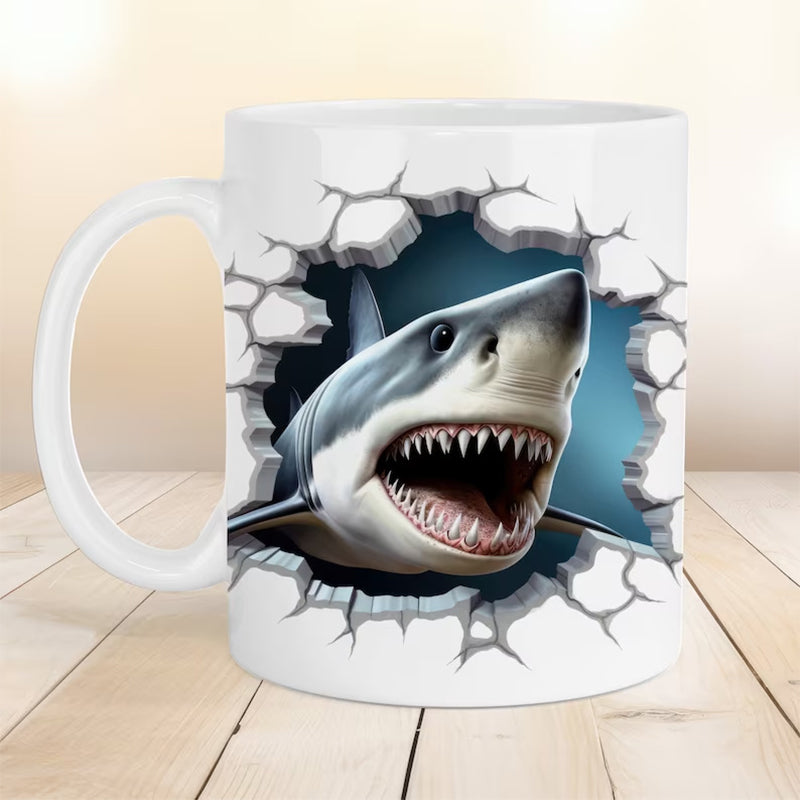 skorter | 3d Ocean Beach Breakthrough Theme Coffee Mug