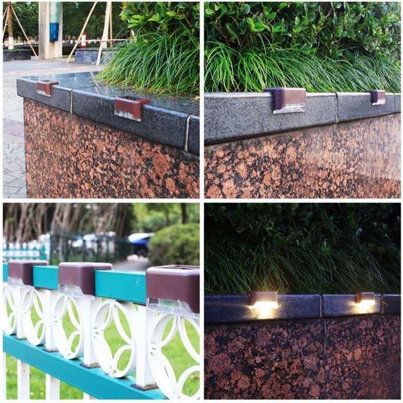 Skorter | Waterproof Stair Solar Lights for Outdoors (4 pieces)