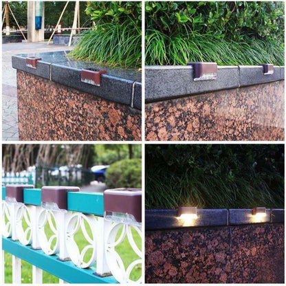 Skorter | Waterproof Stair Solar Lights for Outdoors (4 pieces)