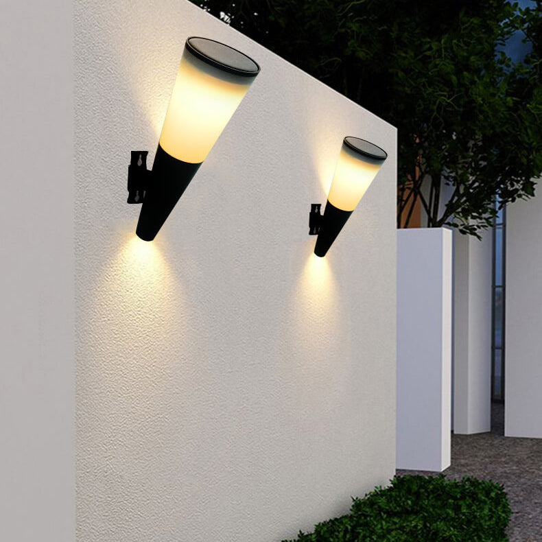 Skorter | Truro Solar Wall Light Anthracite - Energy-Efficient Solar Outdoor Wall Illumination