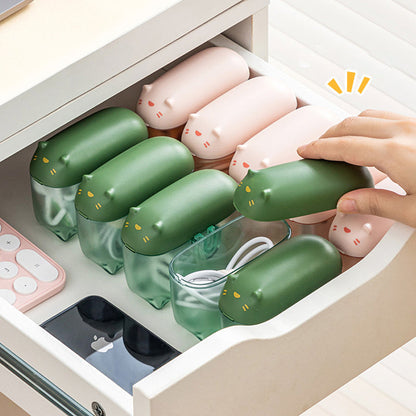 skorter | Cartoon Data Cable Storage Box