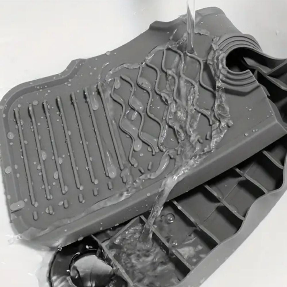 Skorter | Aqua Slope Rubber Faucet Sink Mat