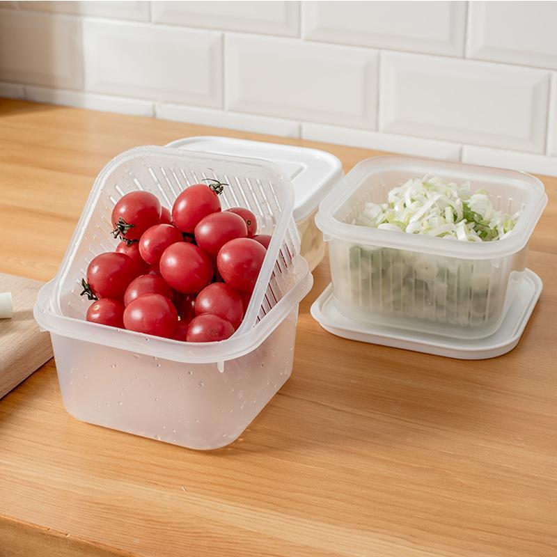 skorter | Transparent Double-Layer Sealed Storage Box