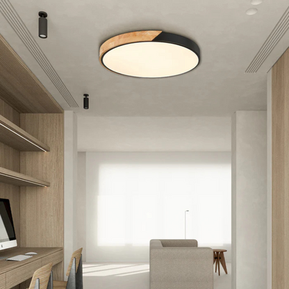 Skorter | Delos – Scandinavian Wooden LED Ceiling Light | Modern Energy-Efficient Interior Lighting