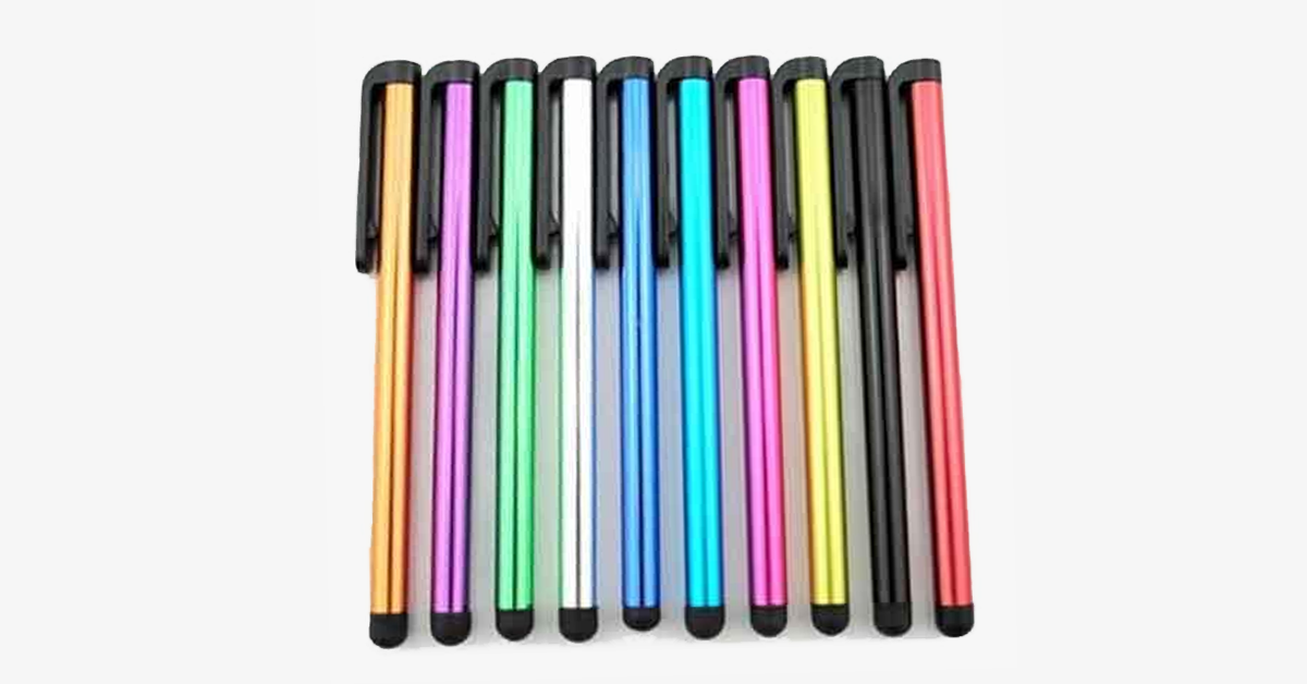 Skorter | Universal Touchscreen Pen with Soft Rubber Tips - Best for Touchscreen Smartphones and Tablets