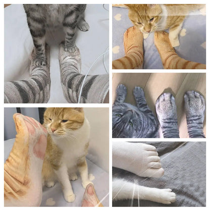 Skorter | 3D Print Novelty Paw Socks
