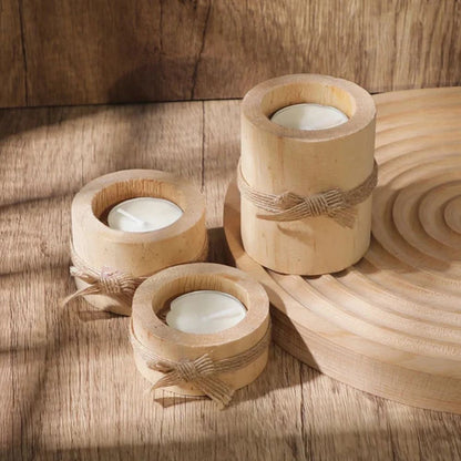 Skorter | Bamboo Essence Candle Holders | 3 sets
