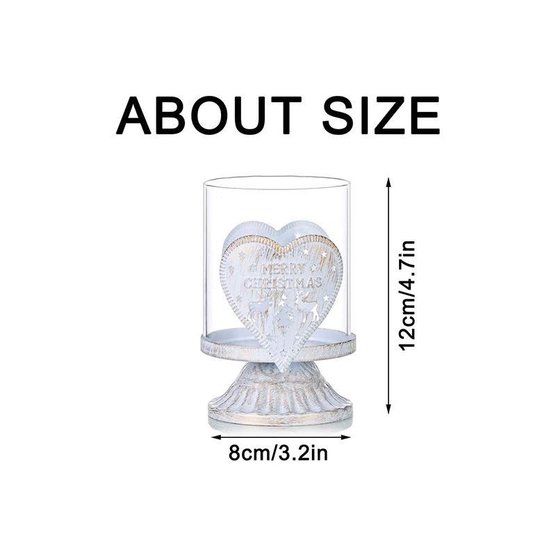 Skorter | 4-piece vintage antique pillar candlestick set