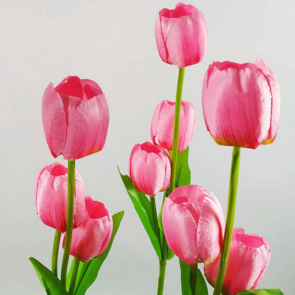 Skorter | Solar Tulip Lawn Light Outdoor Garden LED Tulip Flower Light Ground Stake Landscape Light