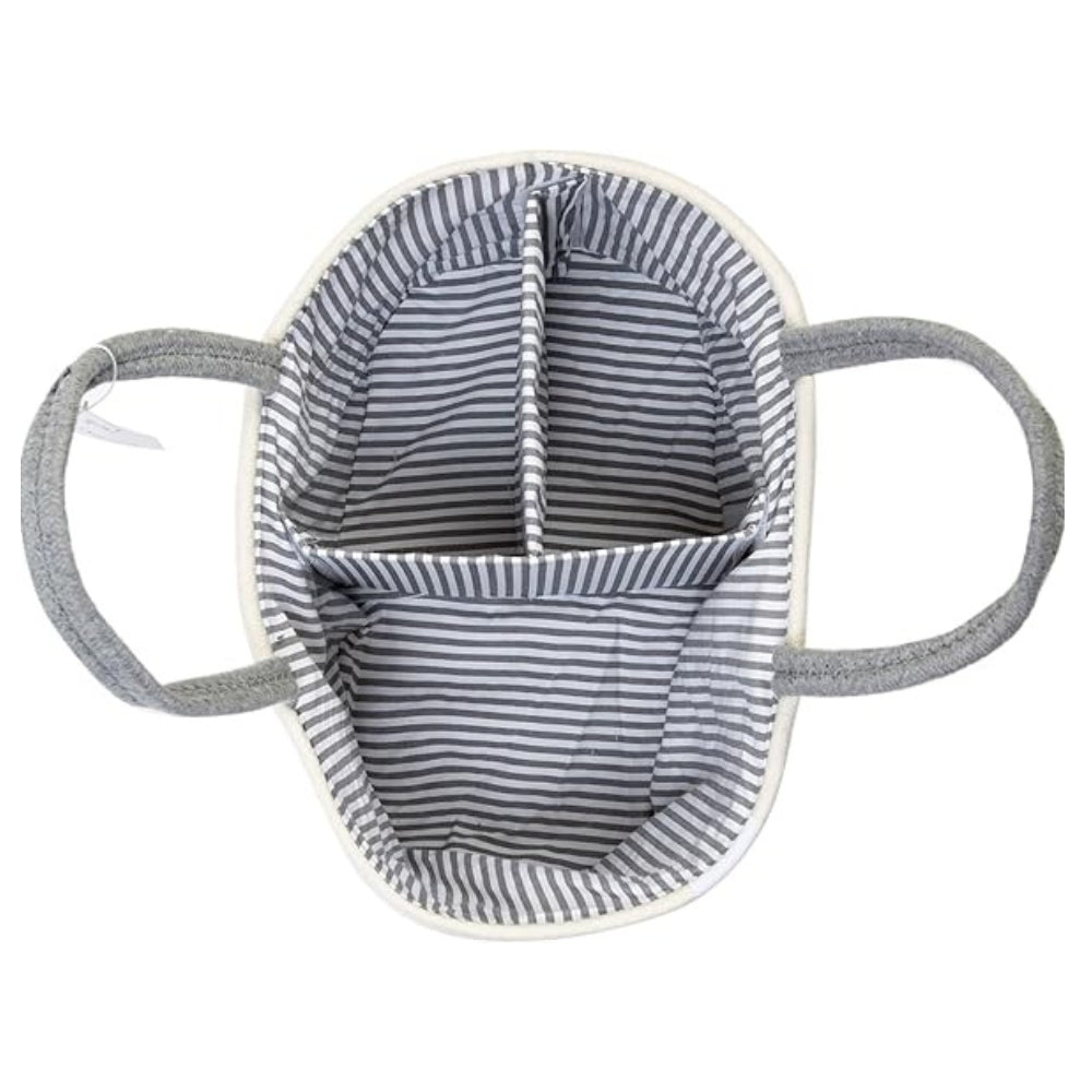 Skorter | Braided Grey Baby Essentials Organizer