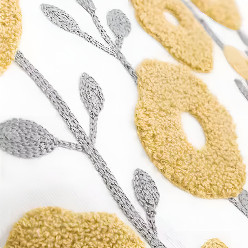 Skorter | Floral Essence Embroidered Cushion Cover