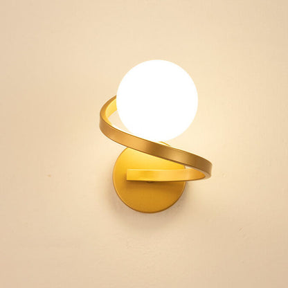 Skorter | Modern minimalist curved LED wall lamp with 1 light