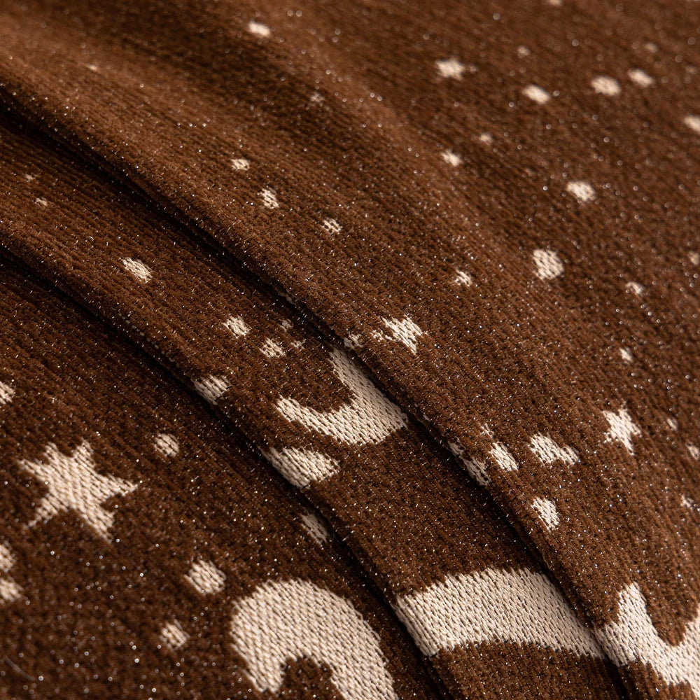 Skorter | Cursive Glittering Chenille Sofa Cover