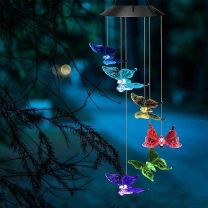 Skorter | Solar-powered butterfly lights