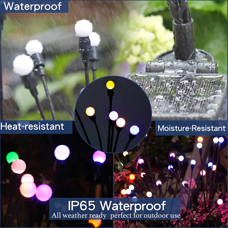 Skorter | Solar Garden LED Firefly Plug Light