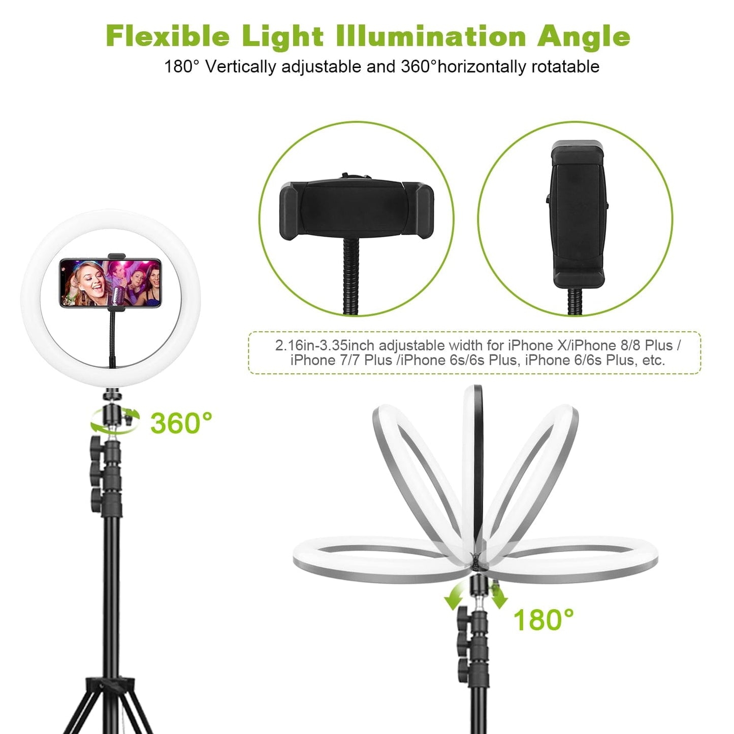 Skorter | 10in 120 LED Self-lighting Ring Light