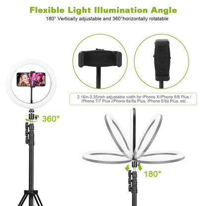 Skorter | 10in 120 LED Self-lighting Ring Light