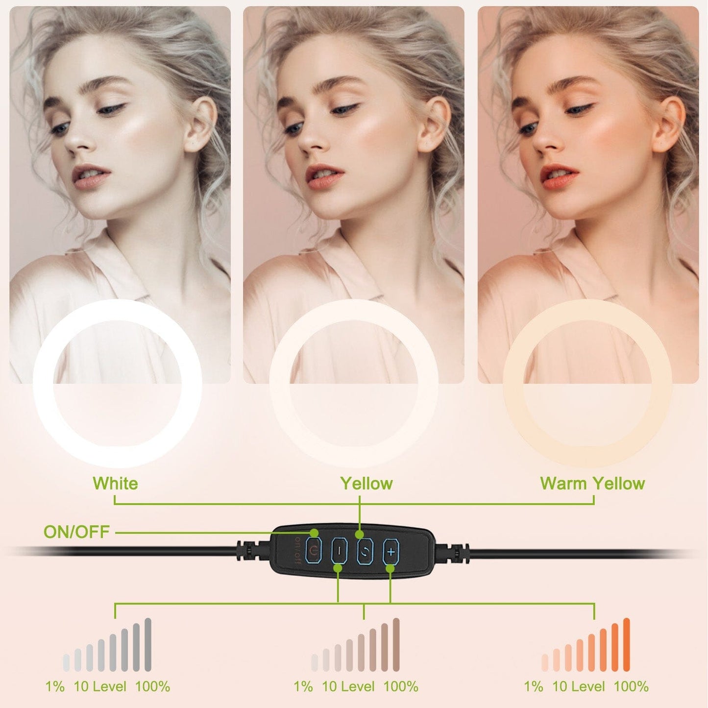 Skorter | 10in 120 LED Self-lighting Ring Light