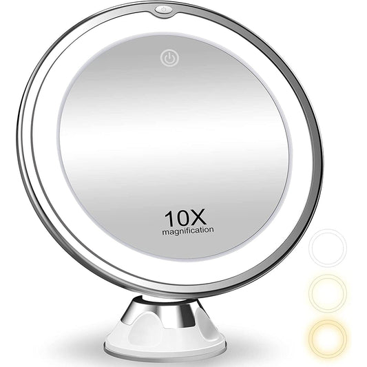 Skorter | 10X Magnifying Mirror with Light