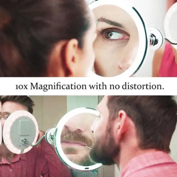 Skorter | FlexibleMirror – LED magnifying mirror with goose neck