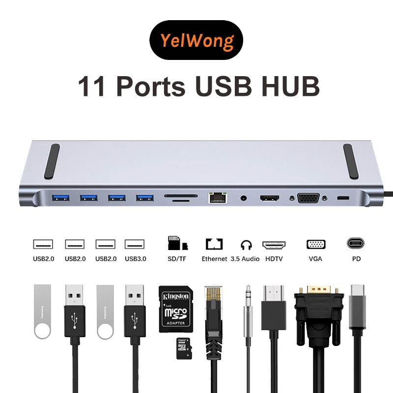Skorter | 11-in-1 Dock USB C Hub
