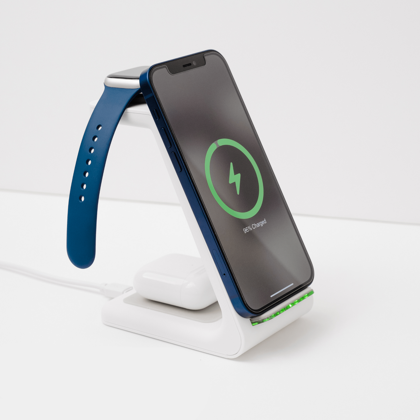 Skorter | 3-in-1 Wireless Charging Station | Apple, Samsung, Watch, AirPods | Fast Charging Solution