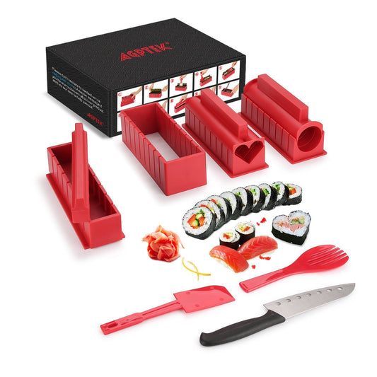 Skorter | 11-piece: Sushi Maker Set Sushi Rolls with high-quality Sushi Knife