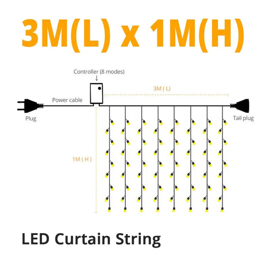 Skorter | LumiCurtain - Outdoor lighting Sling